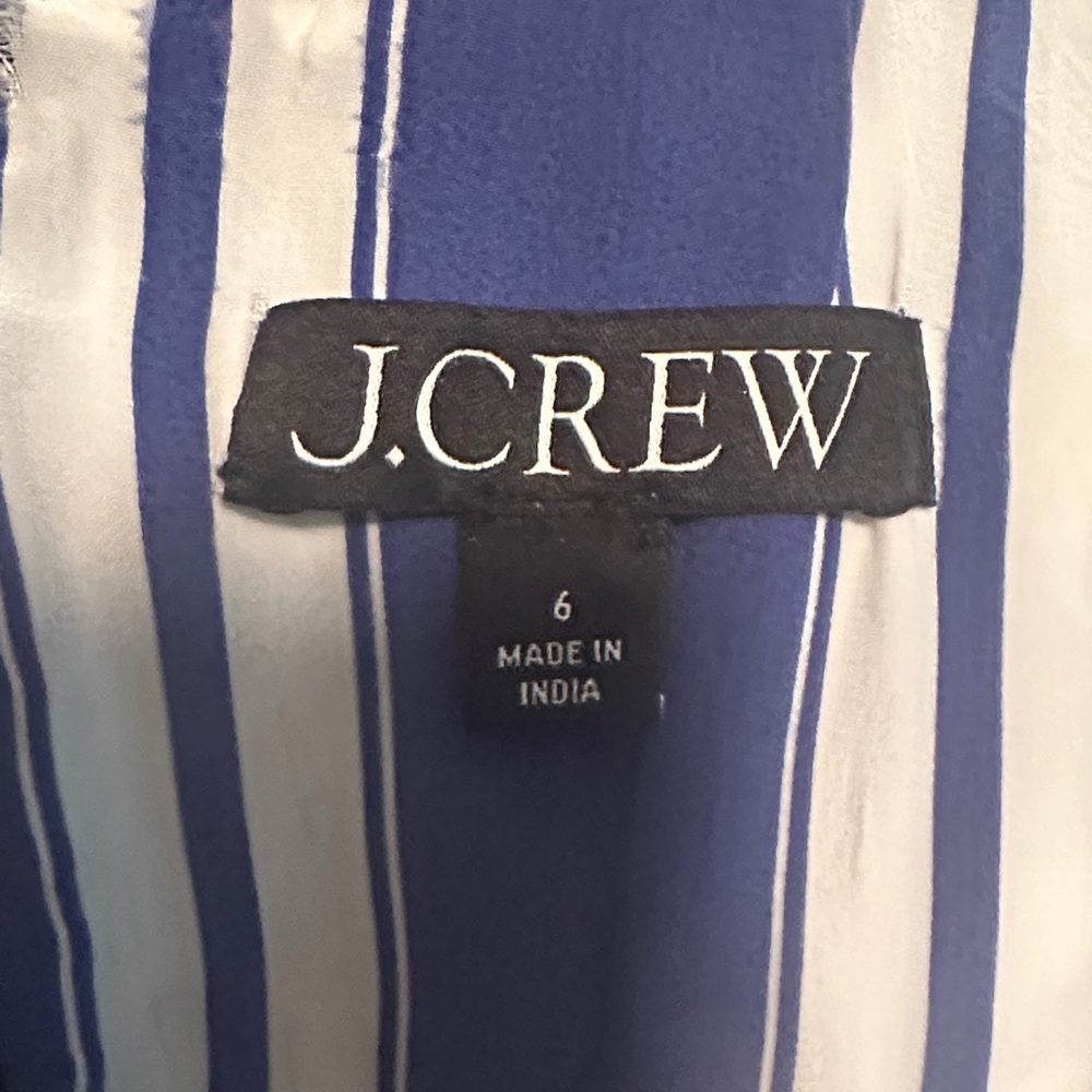 J. Crew Navy and White Striped Apparel